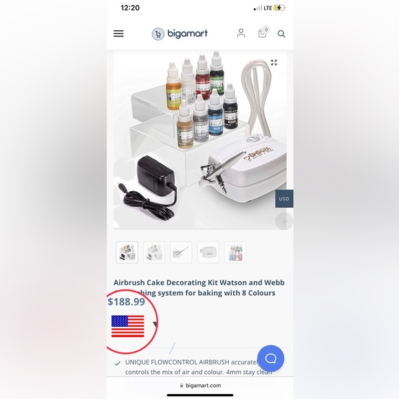 *Watson and Webb professional airbrush cake decorating kit* - Picture 4 of 6